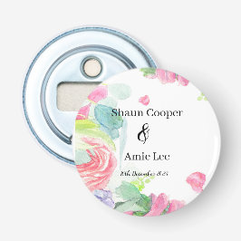 Sweet Watercolor Boho Wedding Flaschenöffner
