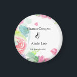 Sweet Watercolor Boho Wedding Magnet<br><div class="desc">Diese mit Liebe und Sorgfalt entworfenen Designs zeichnen sich durch ein zartes Aquarellwerk aus, das die Schönheit und das Wesen einer böhmischen Hochzeit erahnen lässt. Die sanften Pinselstriche und Pastelltöne des Aquarelldesigns schaffen eine romantische und bezaubernde Atmosphäre, die perfekt für Ihren besondere Anlass ist.</div>