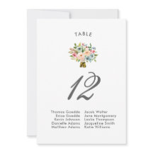 Sweet Watercolor Bouquet | Sitzdiagramm