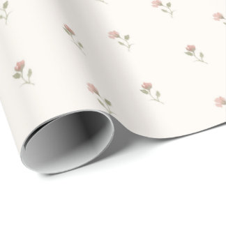 Sweet Watercolor Floral Wrapping Paper Geschenkpapier