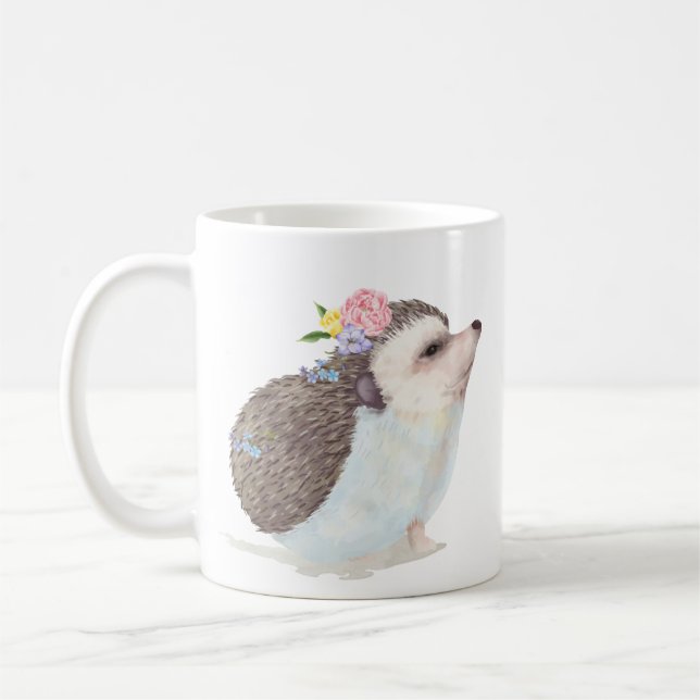 Sweet Watercolor Igel Kaffeetasse (Links)