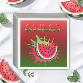 Sweet Watermelon Baby Dusche Serviette