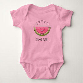 Sweet Watermelon Baby Sleeper Strampler