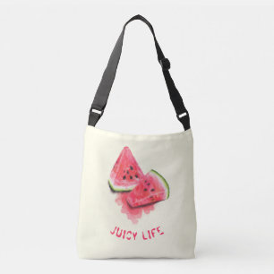 Sweet Watermelon Crossbody oder Tote Bag Custom Te Tragetaschen Mit Langen Trägern