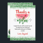 Sweet Watermelon Danke an Melon Birthday<br><div class="desc">Sweet Watermelon Danke an Melon Birthday Dankeschön Card</div>
