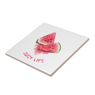 Sweet Watermelon Funny Keramik Tile - Benutzerdefi Fliese