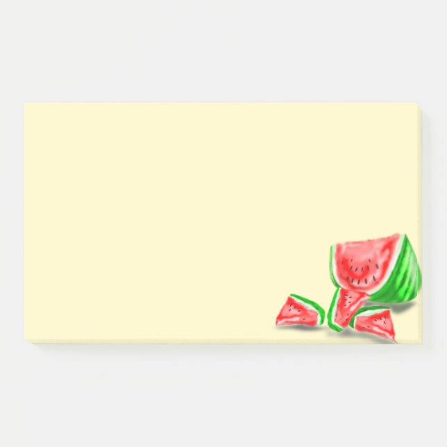 Sweet Watermelon Post-it Klebezettel (Vorderseite)