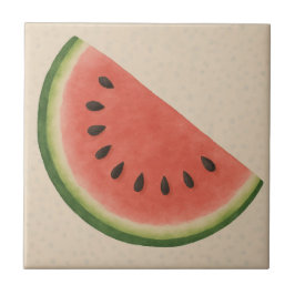 Sweet Watermelon Slice - Summer Fruit Keramik Tile Fliese