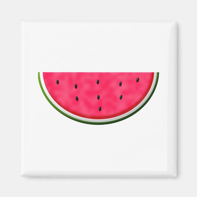 Sweet Watermelon Slice Zeichnend Magnet (Vorne)