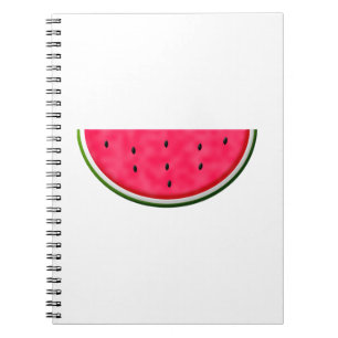 Sweet Watermelon Slice Zeichnend Notizblock
