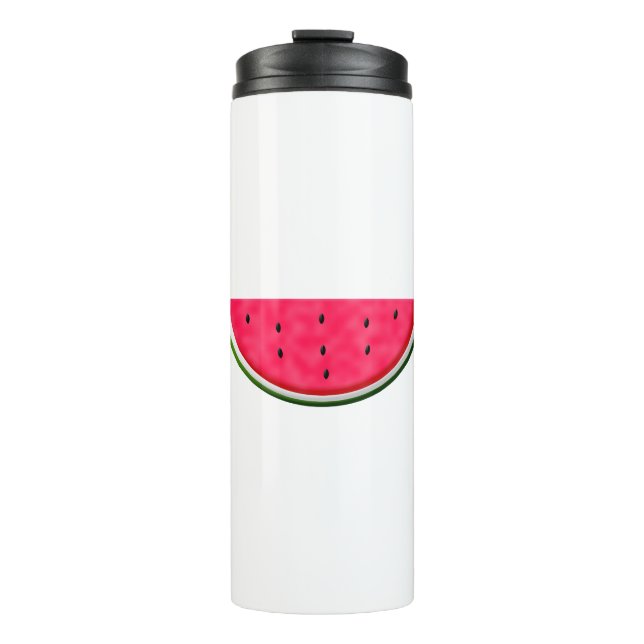 Sweet Watermelon Slice Zeichnend Thermosbecher (Vorderseite)