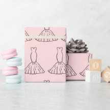 Sweet Wedding Dress Design Light Pink Nahtlos