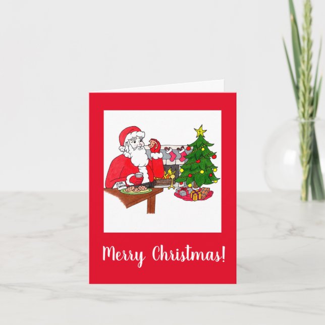 "Sweet" Weihnachtskarte Karte (Vorderseite)