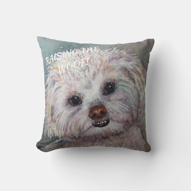 SWEET WHITE MALTESE YORKIE MIX KISSEN (Vorderseite)