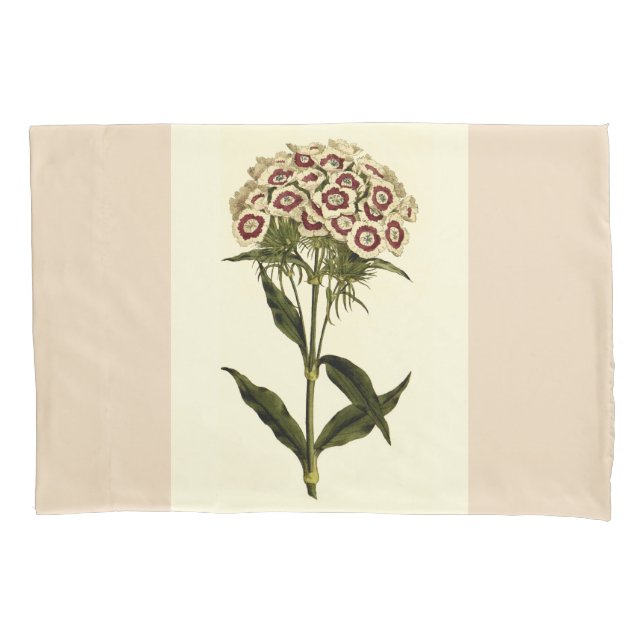 Sweet William Floral Art Set Pillowcases Kissenbezug (Vorderseite-Links)