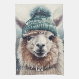Sweet Winter Alpaca, Brauch Geschirrtuch