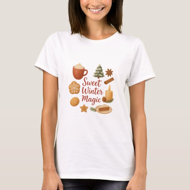 Sweet Winter Magic – Cozy Warm Christmas Winter De T-Shirt (Vorderseite)
