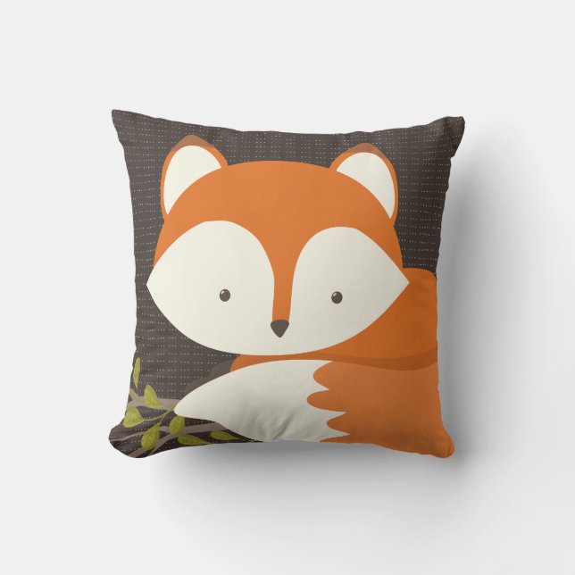 Sweet Woodland Fox Baby Coussin doux (Recto)