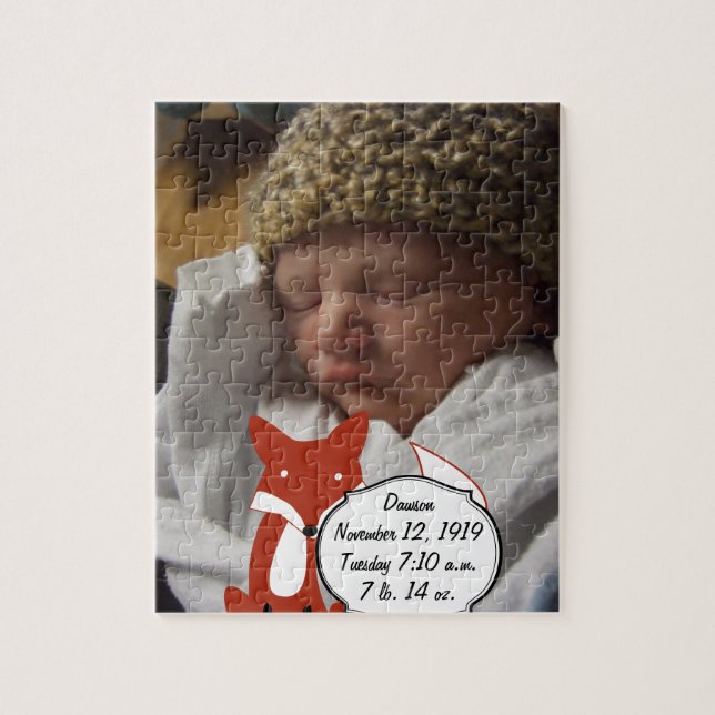 Sweet Woodland Fox Duschgeschenke (Vertikal)