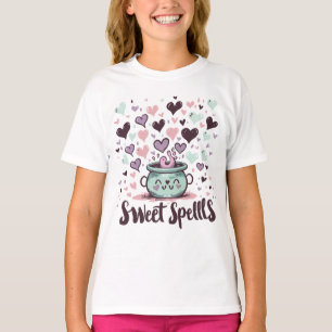 Sweet Zaubers Niedlich Halloween Cauldron T - Shir T-Shirt