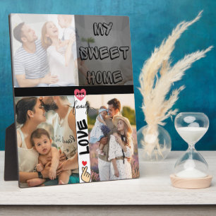 Sweet Zuhause 3 in 1 Foto Collage 12x18 mit Easel Fotoplatte