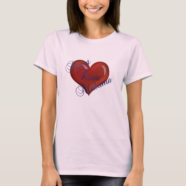 Sweet Zuhause Alabama T - Shirt (Vorderseite)