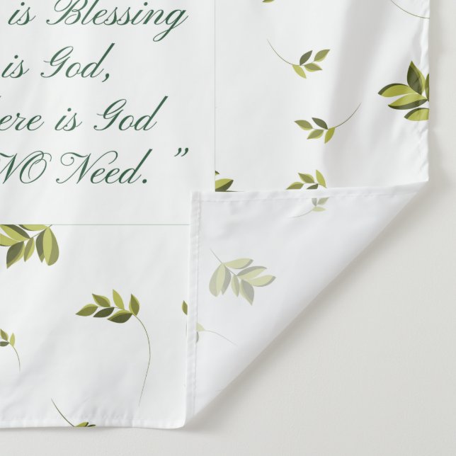 Sweet Zuhause Blessing Wandteppich (Detail)