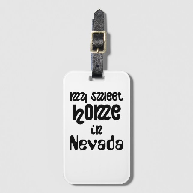 Sweet Zuhause Gepäckanhänger (Vorderseite Vertikal)