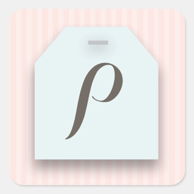 Sweetchic Teacup Teabag Party Sticker (Vorderseite)