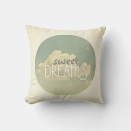 Sweetdreams Blue Sky Zitat Kissen Wohngestaltung