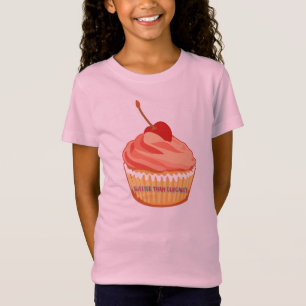 Sweeter als Cupcakes Pink Girls T - Shirt