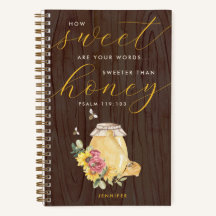 Sweeter als Honey Psalm 119 Scripture Journal