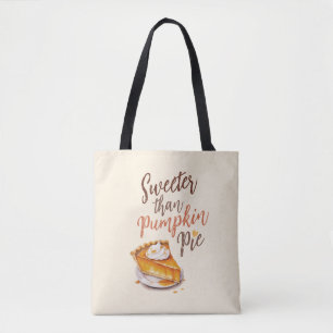 Sweeter als Pumpkin Pie - Fall Pumpkin Gewürzkuche Tasche