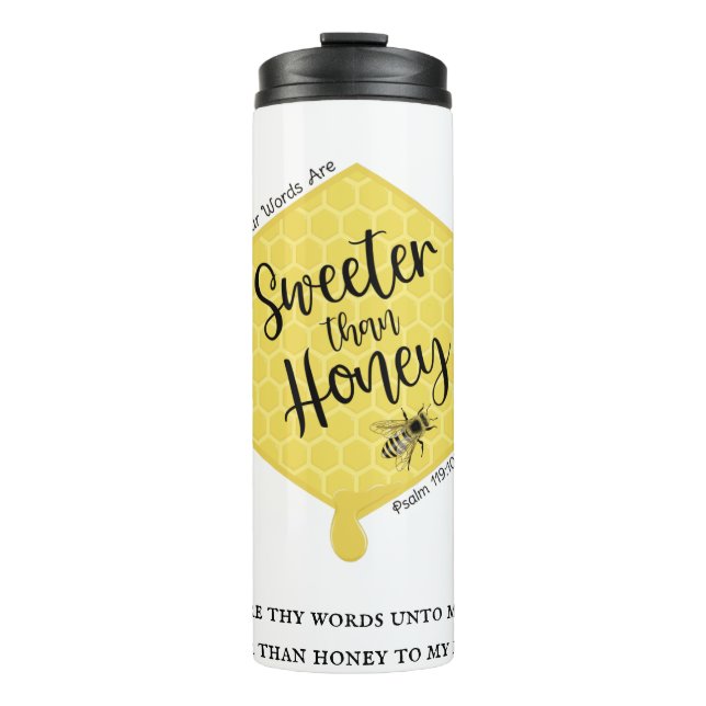 Sweeter Than Honey Thermosbecher (Vorderseite)