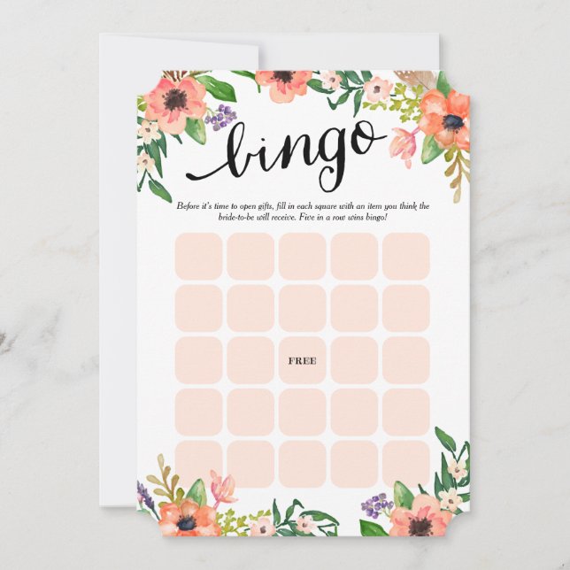 Sweetest Day | Bridal Bingo Cards (Vorderseite)