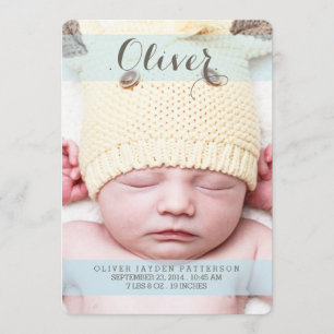 Sweetest Dream Deux Photo Faire-part de naissance 