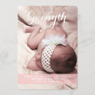 Sweetest Dream Deux Photo Faire-part de naissance 