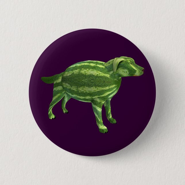 Sweetest Melon Dog Button (Vorderseite)