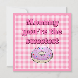 Sweetest Pink Donut Karte