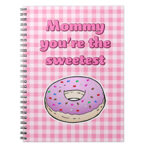 Sweetest Pink Donut Notizblock