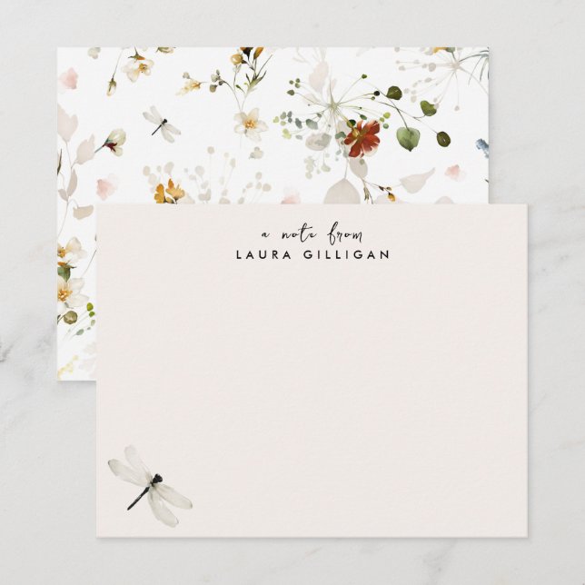 Sweetest Pink Personalisiert Stationery Mitteilungskarte (Vorne/Hinten)