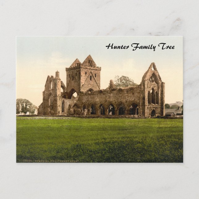 Sweetheart Abbey, Dumfries, Schottland Postkarte (Vorderseite)