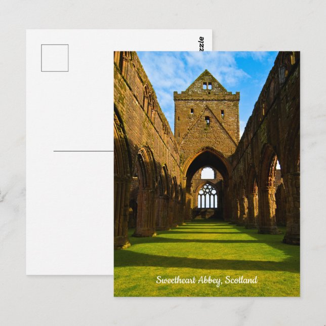 Sweetheart Abbey, Schottland Postcard Postkarte (Vorne/Hinten)