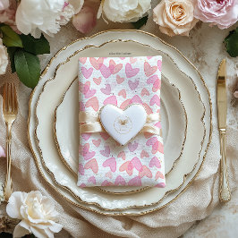 Sweetheart Baby Shower Valentine  Serviette