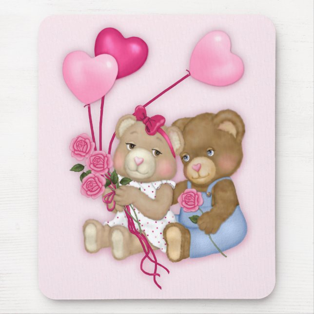 Sweetheart Bears Mousepad (Vorne)