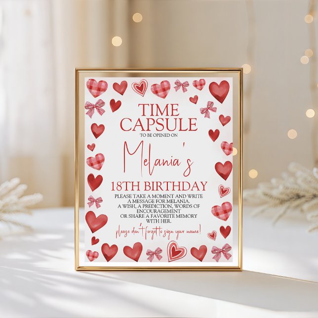Sweetheart Birthday Time Capsule Card Sockelschild (Von Creator hochgeladen)