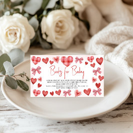 Sweetheart Books for Baby Baby Shower Card Begleitkarte