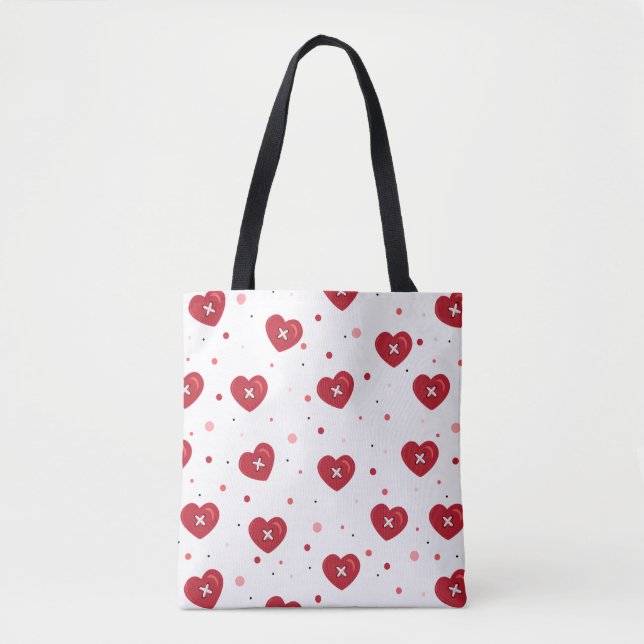 Sweetheart Buttons Tasche (Vorderseite)