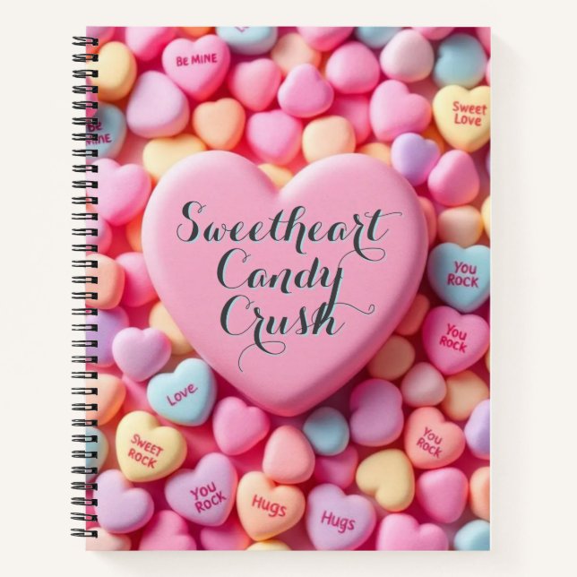 Sweetheart Candy Crush Notizbuch (Vorderseite)