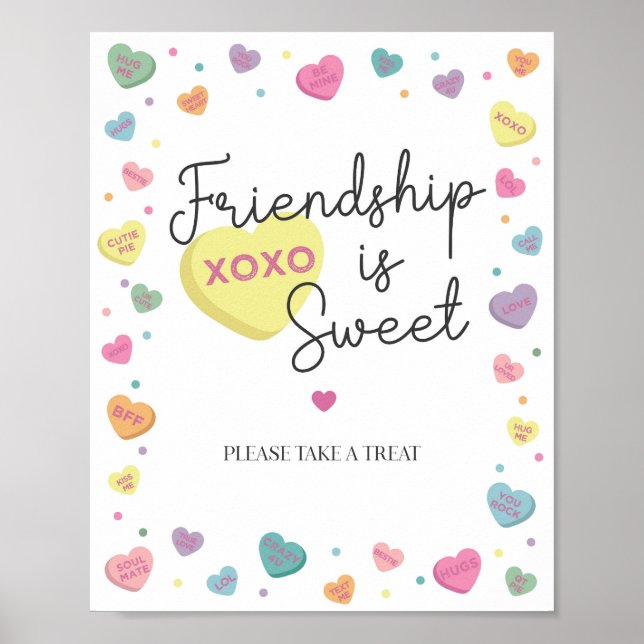 Sweetheart Candy February favorisiert Signing Poster (Vorne)